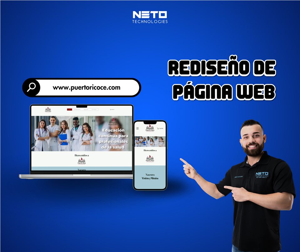 Presentación del sitio web Puerto Rico Continuing Education